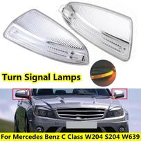 Automobilio LED galinio vaizdo veidrodėlio posūkio signalo lemputė, skirta Mercedes-Benz C klasė W204 S204 W639 W164 ML300 ML500 ML550 A2048200721 ​​2048200821 Only Righ gray