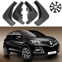 Guardabarros par Renault Captur, accesorios para salpicaduras, Samsung QM3, ~ 2013, 2018, 2017, 2016, 2015, 2014 m. black