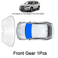 Automobilio saulės skydeliai UV apsaugos uždangalas Nissan X-Trail Rogue T33 2014-2025 langų užuolaida saulės skydelis skydelis priekinis stiklas aksesuaras 1ps Rear Sedan black