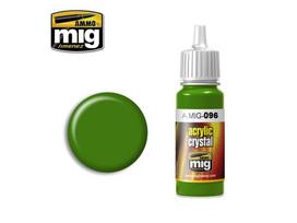 AMMO MIG - Akriliniai dažai CRYSTAL PERISCOPE GREEN, 17ml, 0096