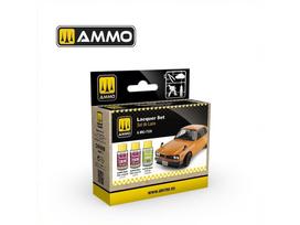 AMMO MIG - Cobra motor Akrilinių dažų rinkinys Lacquer (Lakas), 7520
