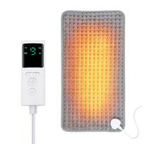 58*29Cm Elektrinis šildomasis pledas Šildomasis kilimėlis Elektro paklodė Pagalvėlė Lovai Sofai Šiltas Žiemos Terminis Pledas Šildytuvas Naudojimui Namuose US Plug(100V-130V) yellow
