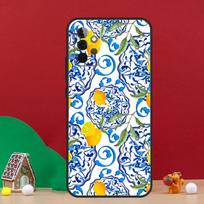 Mediterranean Lemon Case For Samsung Galaxy A54 A06 A16 A26 A36 A56 A53 A32 A52 A33 A13 A55 A35 A15 A14 A34 A17 Samsung A26 white