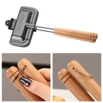 Grilled Sandwich and Panini Maker Pan with Non-Stick Plates  Iron Sandwich Maker for Breakfast Toast Pancakes Waffle China Mainland gray