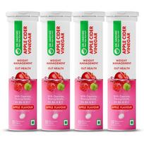 Dr. Vaidya's Apple Cider Vinegar Effervescent Tablet with Mother | For Metabolism, Weight Management | 500mg ACV | Garcinia & Pomegranate Extract |