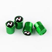 4Pcs Car Wheel Tire Valve Caps Air Stem Covers For Hyundai N Line Sonata Tucson Azera Elantra Veloster Kona Santa  x81 Accessories green