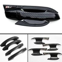 For Volkswagen Golf 7 7.5 Rline ABS Door Bowl Handle Trim Patch Door Handle Scratch Protection A gray