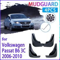 4 vnt Automobilių purvasaugiai VW Volkswagen Passat B6 3C 2006 2007 2008 2010 Purvasargiai Purvasaugiai Sparnai Purvasaugiai Auto black