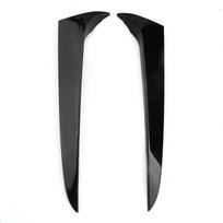 Rimingas galinio lango šoninis spoileris Canards Splitter apsauginis lipdukas, tinkamas BMW 1 serijos F20 F21 2012 m. Gloosy Black black