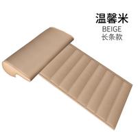 Automobile Seat Leather Leg Pad Support Extension Mat Soft Foot Support Leg Leather Cushion Knee Pad Memory D black