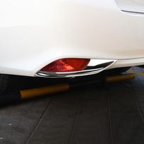 Toyota Vios/Yaris sedan 2017 2018 ABS chromuoti galinių rūko žibintų gaubtai rėmeliai apdailos aksesuarai automobilių stilius white