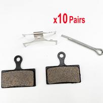 10 Pairs Bike Brake Pad For Shimano G01S XTR M9000 M9020 M985 M988 XT M8000 M785 SLX M7000 M666 M675 Deore M615 Alfine 01F white