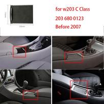 Automobilio vidinės centrinės konsolės slankiojančios roleto dangtis, skirtas Mercedes, skirtas Benz C-Class W203 2000-2007 automobilio vandens puodelio laikikliui black