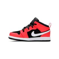 Air Jordan 1 Mid TD Infrared 23 Baby Sneakers Black White 640735-061 21 red