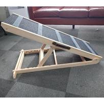 Natūralaus medžio rampos kopėčios, nešiojamos, sulankstomos 6 reguliuojamo aukščio laipiojimo kopėčios sofos sofai Pine wooden basic gray