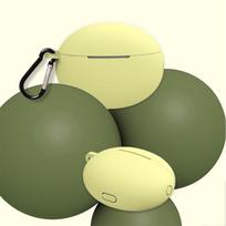 Silikoninis ausinių apsauginis dangtelis Smūgiams atsparus dėklas, suderinamas su Huawei Freebuds 4/4i 571C Mint Green green