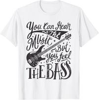 Basininkas Girdite muziką, bet jaučiate bosinę gitarą Unisex marškinėlis L gray
