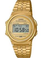 Zegarek Damski Casio Vintage Iconic A171Weg-9Adf + Box beige