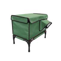 Foldable Insulated Cat Bed and Outdoor House with Birthing Room gray