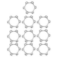 10PCS 6 Bolt Holes Disc Brake Rotor Adapter Disc Brake Flange Adapter  Bicycle Maintenance 44mm gray