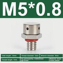 M5-M20 Stainless Steel Screw In Air Vent Valve Waterproof Breather Valve for Industrial Control Panel Cooling