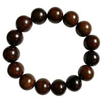 Petrified Jujube Wood Lightning-Struck Prayer Beads Bracelet for Men and Women – Ethnic Retro New Chinese Style Hand String. black