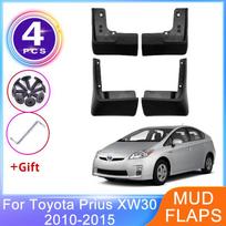 4vnt automobilio priekiniai galiniai purvasaugiai, skirti Toyota Prius XW30 2010–2015 m. black