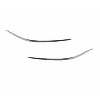 Skirtas Mercedes Benz W211 E320 E350 AMG priekinio buferio formavimas, chromo juostos apdailos dangtis LR A2118852321 A2118852421 automobiliui Right gray