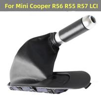 Mini Cooper R56 R55 R57 R58 R59 LCI rankinio stabdžio svirties dangtelis Juodas pavarų perjungimo svirties ir rankinio stabdžio dėklas 2752940 black