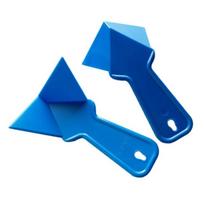 Plastikinis gipso kartono kampinis grandiklis glaistas apdailininko valymo tinko pašalinimo įrankis blue