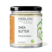 Merlion Naturals taukmedžio sviestas 150g | Grynas ir rafinuotas | Žalias ir šalto spaudimo | Odos ir plaukų priežiūrai | 150g black