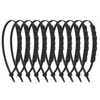 Universal Anti-skid Chain for Motorcycle Bicycle Tire Wheel Tie Outdoor Emergency Tire Snow Chain Accessories Winter 10Pcs gray