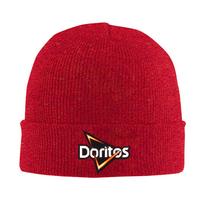 Doritos Tortilla Chips Puffed Food Knit Hat Beanie Hats Gym Head Wrap Unisex Women Bonnet Hats Autumn Cute Caps Birthday Gift One Size black