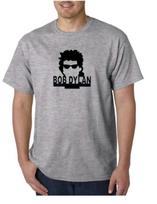 Men’s Bob Dylan Knocking on Heavens Door…Gift Dad Idea Tshirt Size L 4XL gray