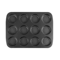 Carbon Steel Hamburger Bun Pan 4/9/12 Hole Baking Pan Hamburger Bread Mold  Fast Food Restaurants 4 Holes