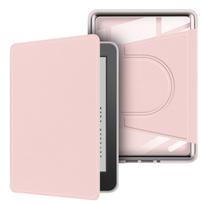 Dėklas Kindle Paperwhite 12 kartos, Colorsoft Signature Edition 7 , 360° pasukimas, 2-in-1 magnetinis nuimamas stovas SA568B Paperwhite 12th 2024 rožinė