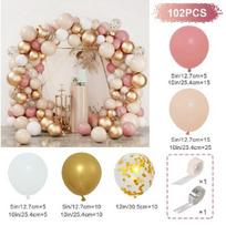 Macaron baliono girliandos arkos rinkinys Linksmo gimtadienio vakarėlio dekoras Vaikų dušas Latekso balionų grandinės vestuvių vakarėlis As picture beige