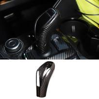 Real Carbon Fiber Car Center Console Gear Shift Head Knob Cover Trim For Alfa Romeo Giulia Stelvio - Auto Style C gray