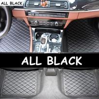 Universalus tinka 4PCS XPE odinis automobilio grindų kilimėlis, skirtas Volkswagen VW CC T-roc Jetta Golf Magotan Beetle POLO Bora Scirocco kava