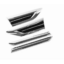 2016 m. 2017 m. 2018 m. Vw Tiguan Mk2 durų šoninio sparno emblemos ženklelio lipduko apdaila sidabras
