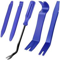Auto Door Clip Panel Trim Removal Tools Navigation Blades Disassembly Plastic Car Interior Seesaw Conversion Repairing Tool Kits 5PCS blue combo blue