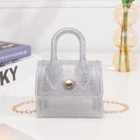 Women's Bag New Jelly Handbag Shoulder Bag Messenger Bag Cute Small Fresh Mini Lipstick Bag balta
