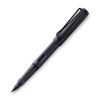 LAMY Safari Fountain Extra Fine Nib Steel Genuine Imported Product Pen, (EF), Black, L0E2-EF, gray