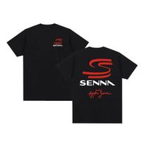 2026 Ayrton Senna Vintažiniai Marškinėliai Lenktynės Brazilijos Grafika Kvėpuojantys Marškinėliai Nauji Marškinėliai Tinka Ir Vyrams, Ir Moterims 2XL white