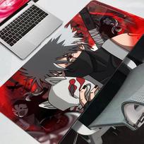 Mouse Pad Naruto Large Gamer Gaming Accessories Speed Keyboard Rubber Lock Edge Desk Mat Laptop mousepad durable anime 30x60cm black
