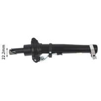 High Strength Folding Bike Adjustable Telescopic Stem Quick Release 22.2mm 25.4mm Thread Bicycle Stem 22.2mm black