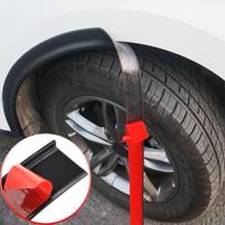 Universalūs sparnai, automobilių ratų arkos, sparnų išplėtimas, antakių purvasaugis, lūpų korpuso komplektas, apsauga, apsauga nuo purvasaugio 3 Meters black