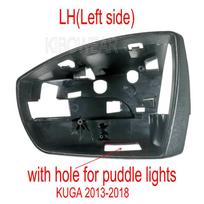 Side Mirror Frame Holder for Ford KUGA MKII 2 2013-2018 Mondeo MK3 MKIII 3 2000-2007 EcoSport exterior Glass Surround Mondeo MK3 RH black