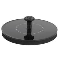 Creative Solar Power Floating Fountain Water Pump for Garden Pond Pool Fish Tank 180L H 1.4W gray
