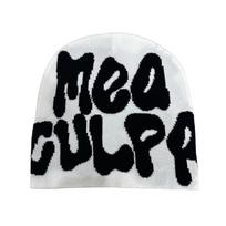 Hip Hop kepurė Beanie Kryžiuojantis Europos ir Amerikos Trend raidėmis megzta žakardo kepurė Vyriškos ir moteriškos kepurės Beanie balta